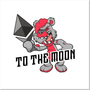 Crypto Teddy Bear Posters and Art